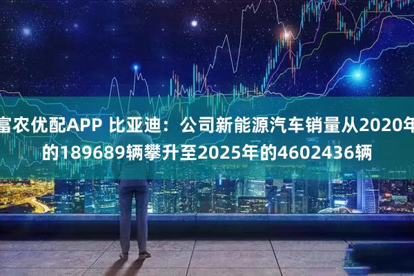 富农优配APP 比亚迪：公司新能源汽车销量从2020年的189689辆攀升至2025年的4602436辆